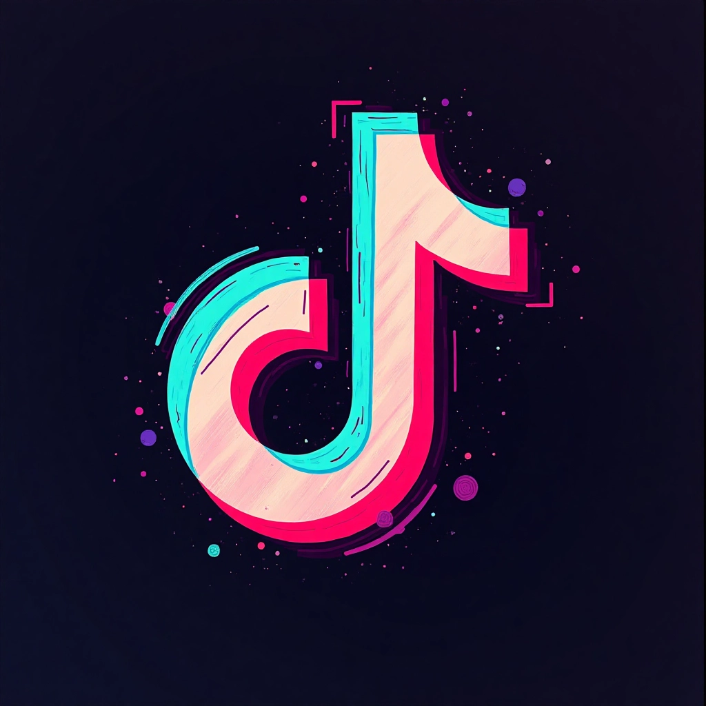 TikTok Logo Art